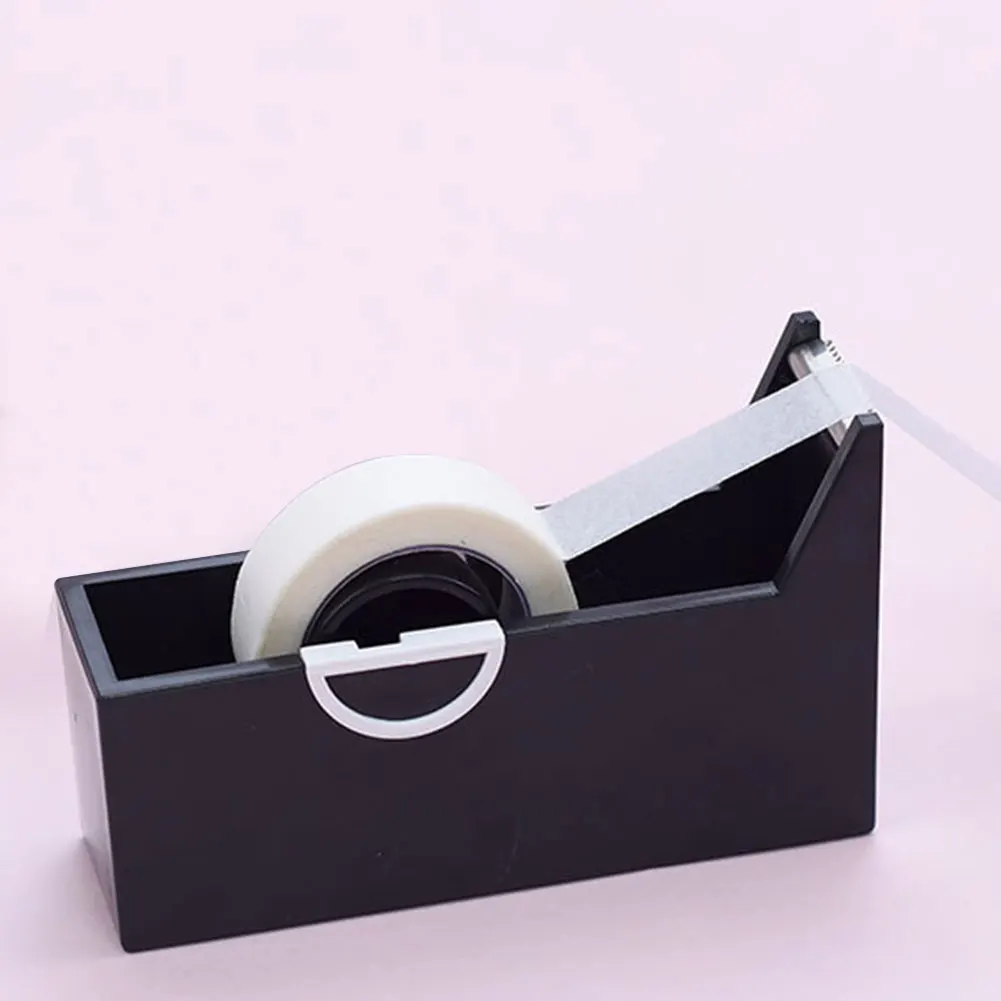 موزع المنزل لتقوم بها بنفسك تطعيم لاصق سهل الاستخدام مكتب المدرسة اليدوى دائم رمش الشريط القاطع أدوات ماكياج الدورية البلاستيكية