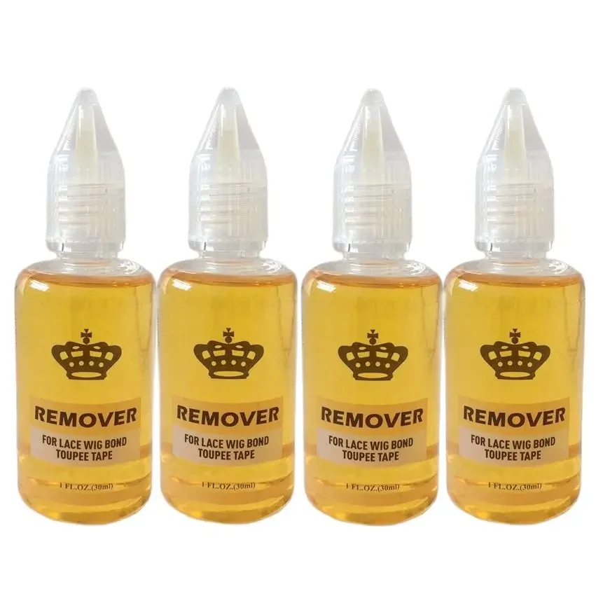 1 bouteille 1.3 Oz 38 Ml colle pour perruque avant en dentelle Katelon colle Super collante avec 1 bouteille 1 Oz 30 Ml dissolvant jaune pour colle pour perruque