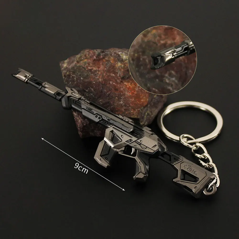 Mini pendentif en métal de 9cm, Illusion 781-A, modèle de jeu, pistolet en alliage, porte-clés, ornement, figurines d'action, cadeaux, Collections, jouet pour enfants, ZG421