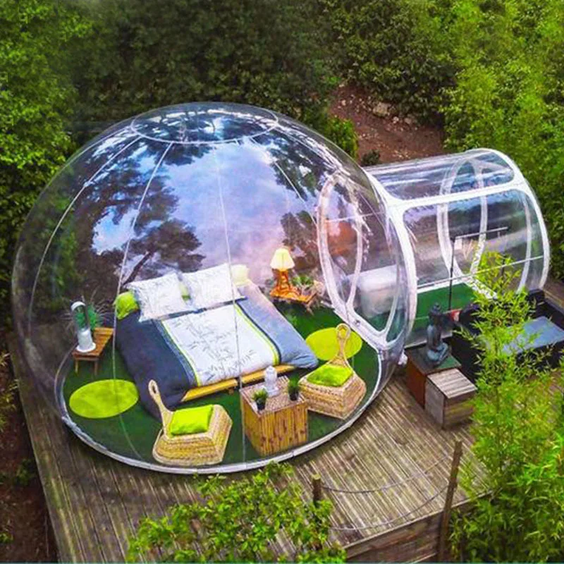 Customization Inflatable Transparent Bubble House Starry Sky Tent Room Hotel Homestay Outdoor Camping Ball Bubble House