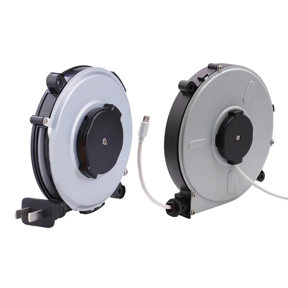 

Auto Retractable Power Reel Auto-retractable Cable 220V Camping Cable Outdoor Power Solution Stretchable Power Length