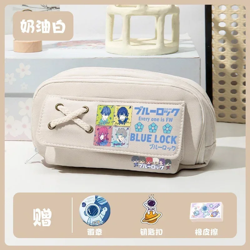 

Черный, белый, синий, зеленый, синий замок, пенал в стиле аниме, сумка для ручек, пенал для студентов, детей, подростков, школьные принадлежности для девочек и мальчиков