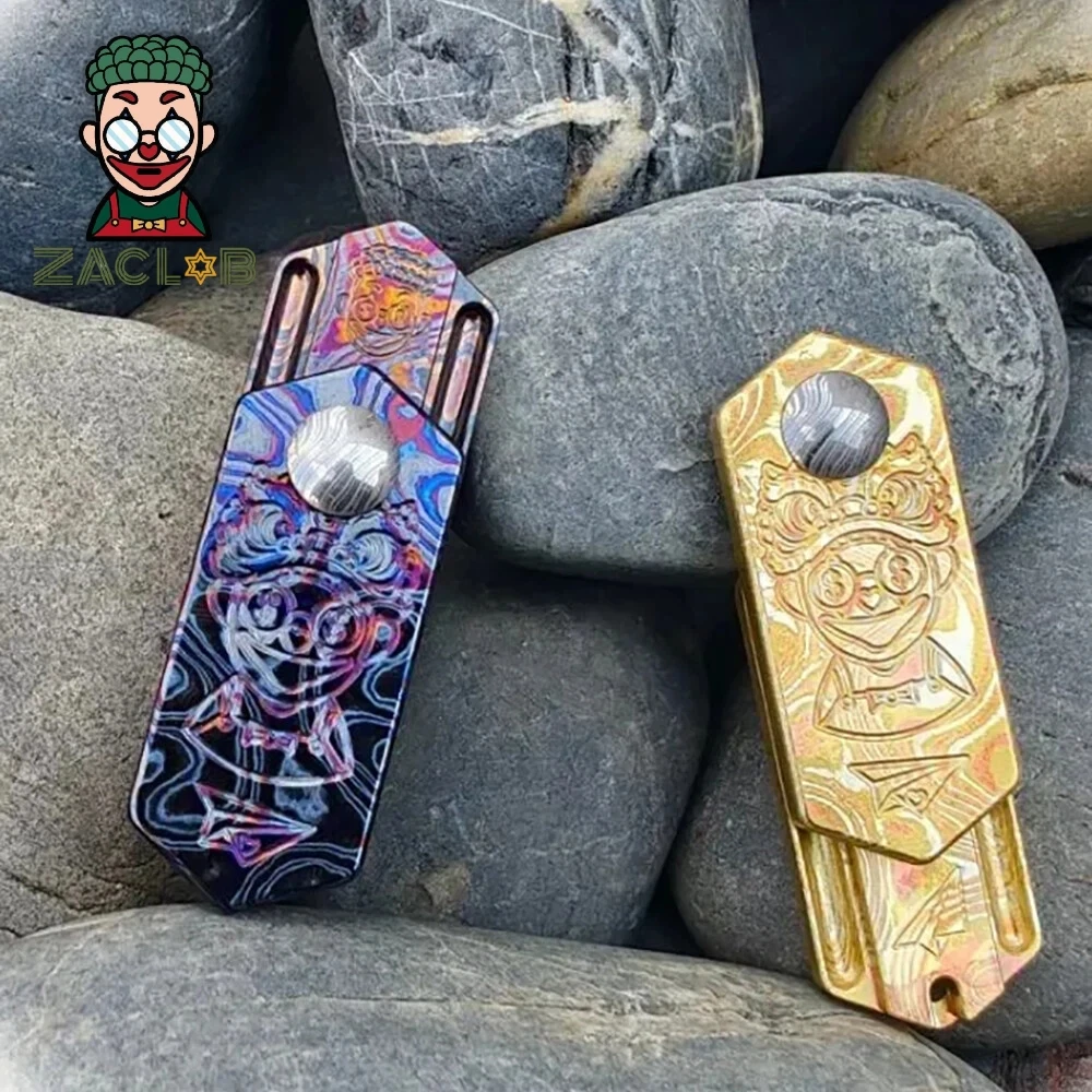 Zaclab EDC 2026 Guangzhou HARD CORE EDC Expo Plane Zircuti Mokume Fidget Slider Stress Relief Toy Fidget Toys For Adults