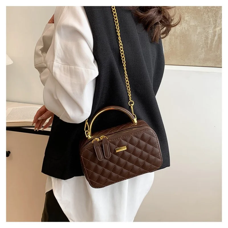 

Fashion-Forward Ladies Handbag Crafted From Bobcat-Print Leather Featuring High-End Prague Lightweight Soft Modern Look