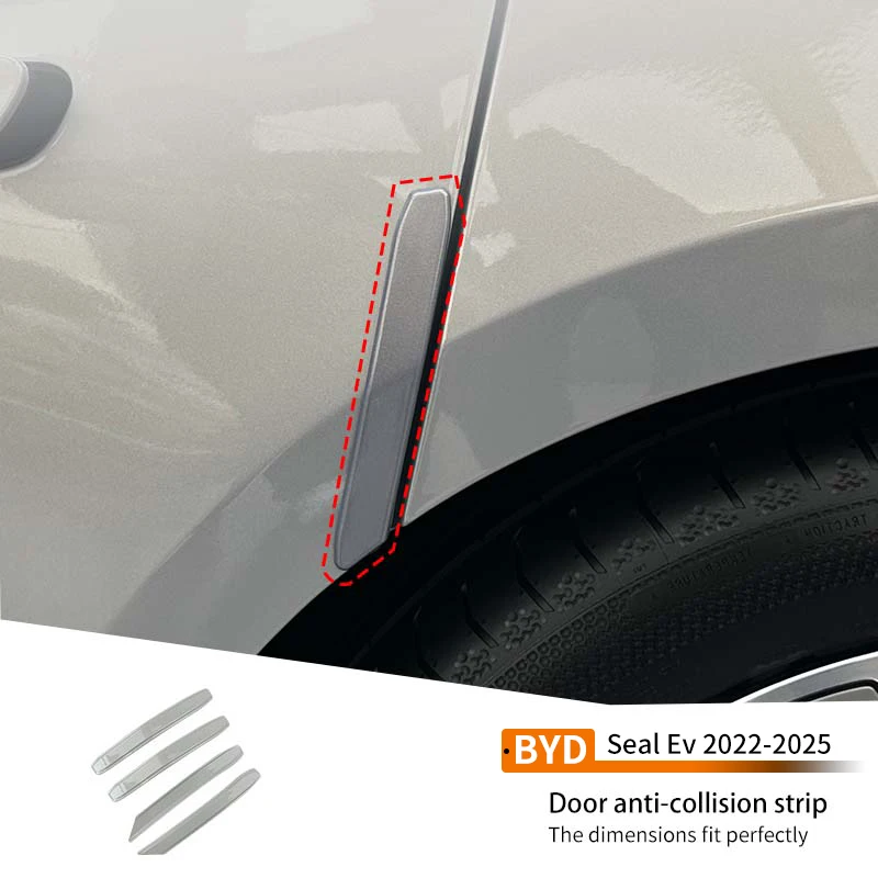 

Car Door ABS Anti-collision Strip Waterproof Scratch-resistant Sticker Protective Exterior Accessories For Byd Seal Ev 2022-2025