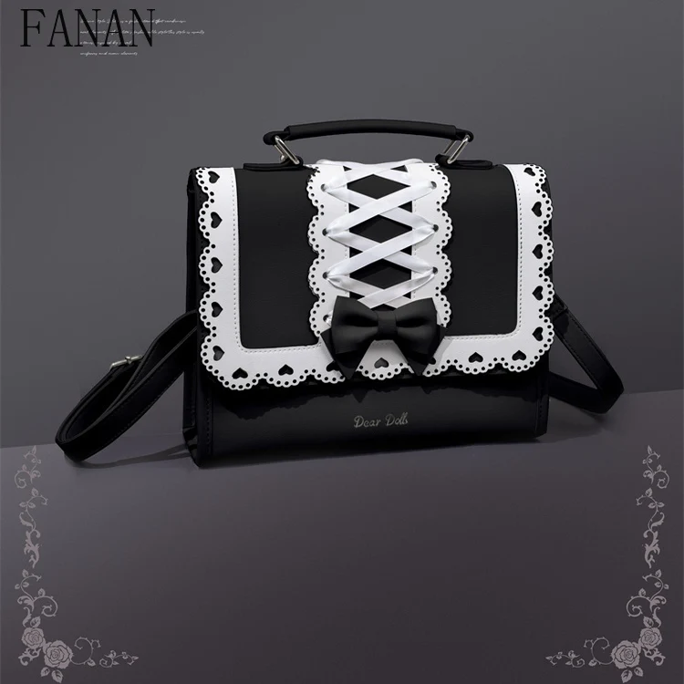 

Fashion Sweet Cute Lolita Bag Fashion Women's Handbags Kawaii Crossbody Bags for Lady 2025 New Spring Autumn