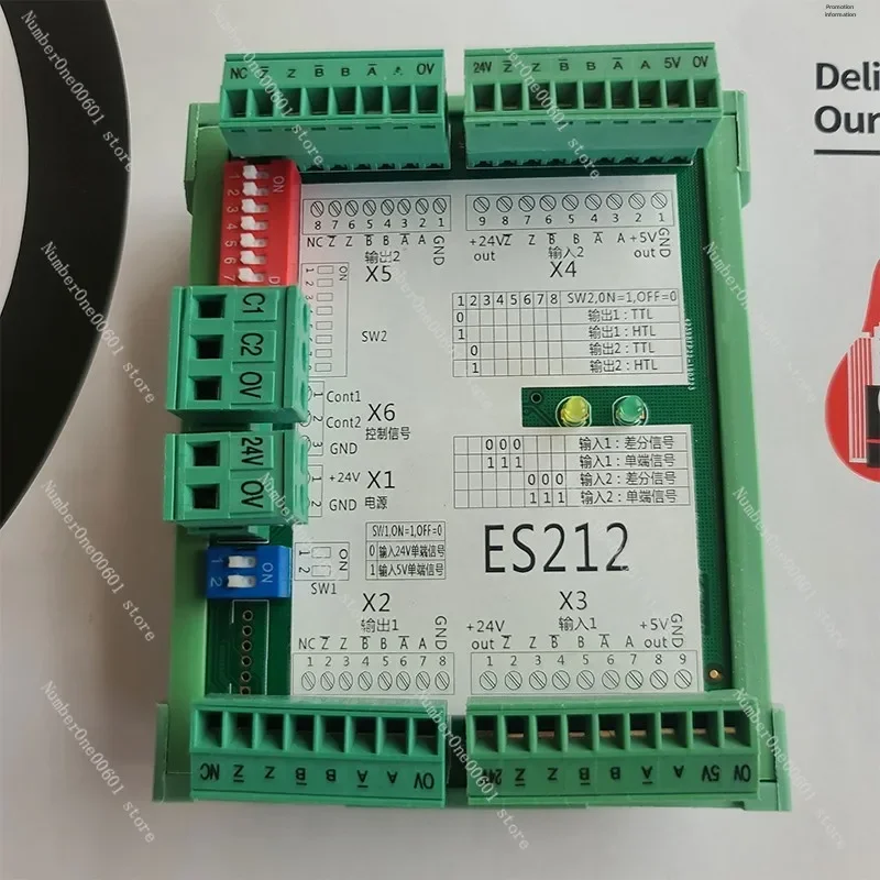 Encoder Signal Conversion Module ES212 Signal Converter Pulse Divider Subdivision Switching Controller