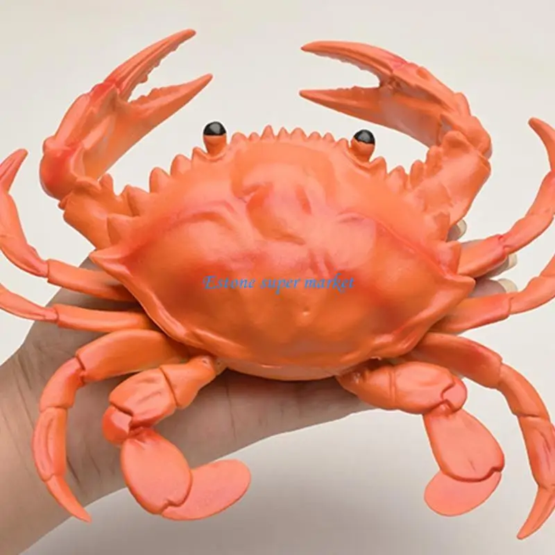 090B 1Set April Fool’s Props Prank Toy Realistic Trick Toy for Entertainment Model Soft Squeaker Lobster Novelty