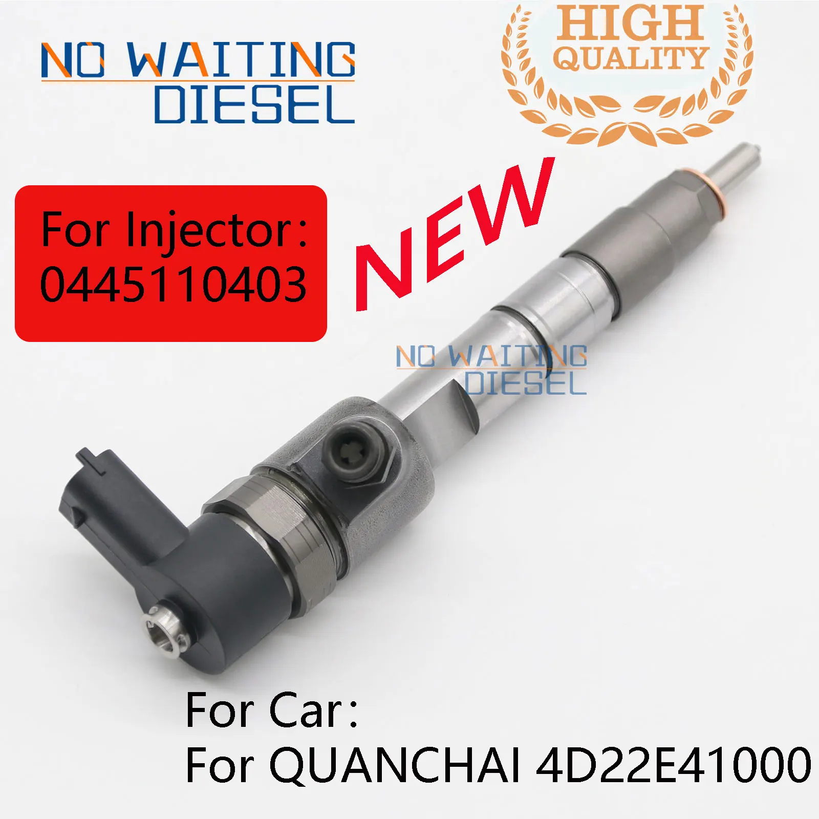 

0445110403 Injector Part Numbers 0 445 110 403 Common Rail Fuel Injection 0445 110 403 For QUANCHAI 4D22E41000