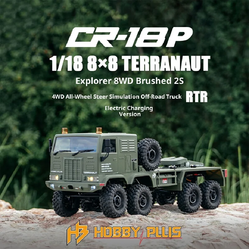 

Hobby Plus масштаб 1/18 радиоуправляемая машина CR18P Explorer с дистанционным управлением электрическое 8-колесное рулевое управление внедорожник альпинистский автомобиль идеальный подарок