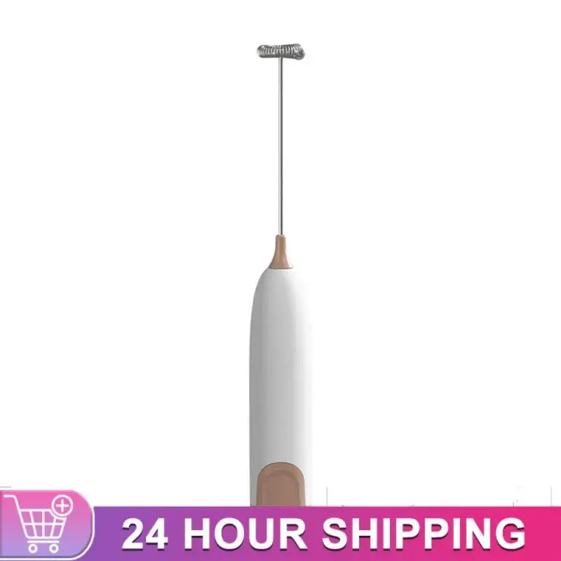 Electric Milk Frother Kitchen Drink Foamer Whisk Mixer Stirrer Coffee Cappuccino Creamer Whisk Frothy Manual Blend Whisker Egg