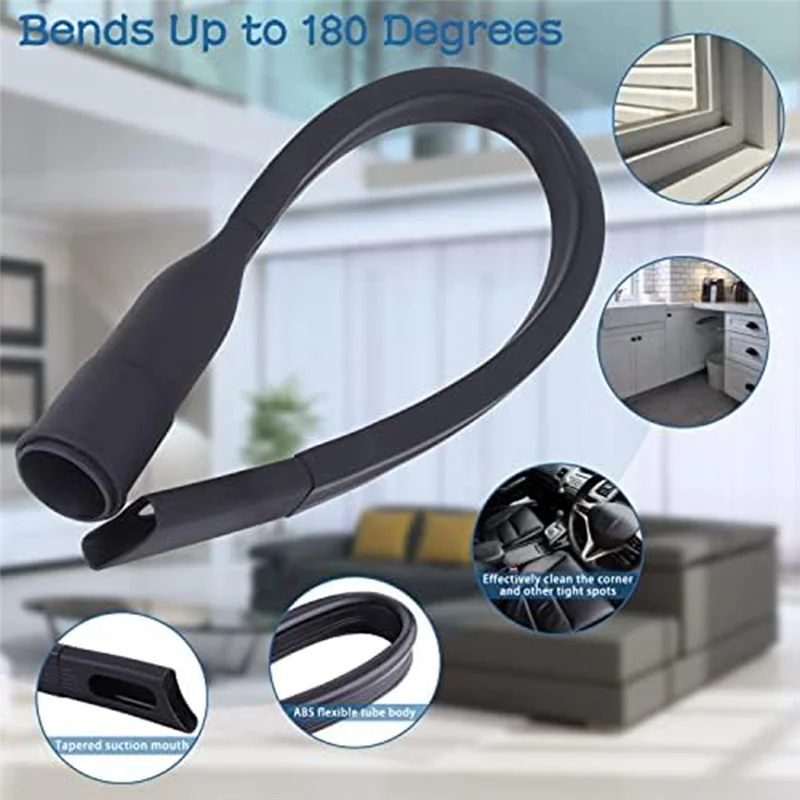 Ekstensi Top-rHose + Nosel Celah Fleksibel + Aksesori Adaptor untuk Penyedot Debu Dyson V7 V8 V10 V11 V15