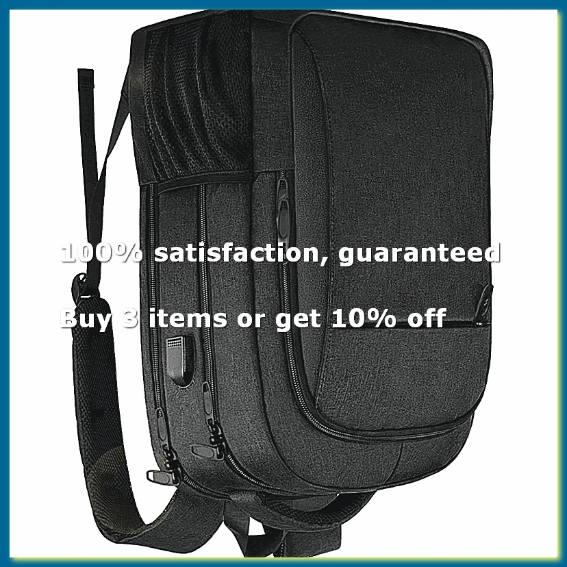 Large Travel Laptop Backpack, Business Anti Theft Slim Sturdy 18 Inch Laptops Waterproof Bag with USB Charging Port-A26I