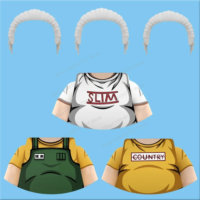 DY564 HOT Animation Models overalls Boy mini Action Figures Bricks Accessories Building Blocks Fun Desk Educational Toy Gifts