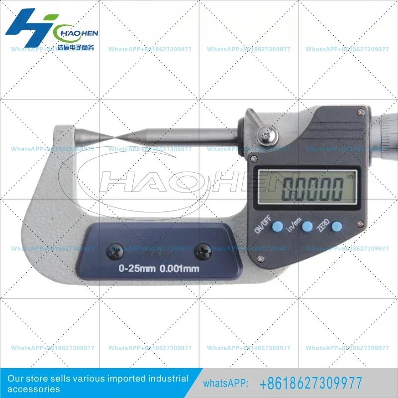 0-25mm 0.001mm Digital Double  Point Outside Micrometer Electronic Carbide Tip micrometers Measuring Tools