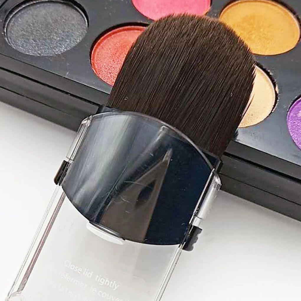 Mini Professional Makeup Brushes Retractable Blusher Powder Foundation Face Concealer Kabuki Makeup Brush Cosmetic Tools