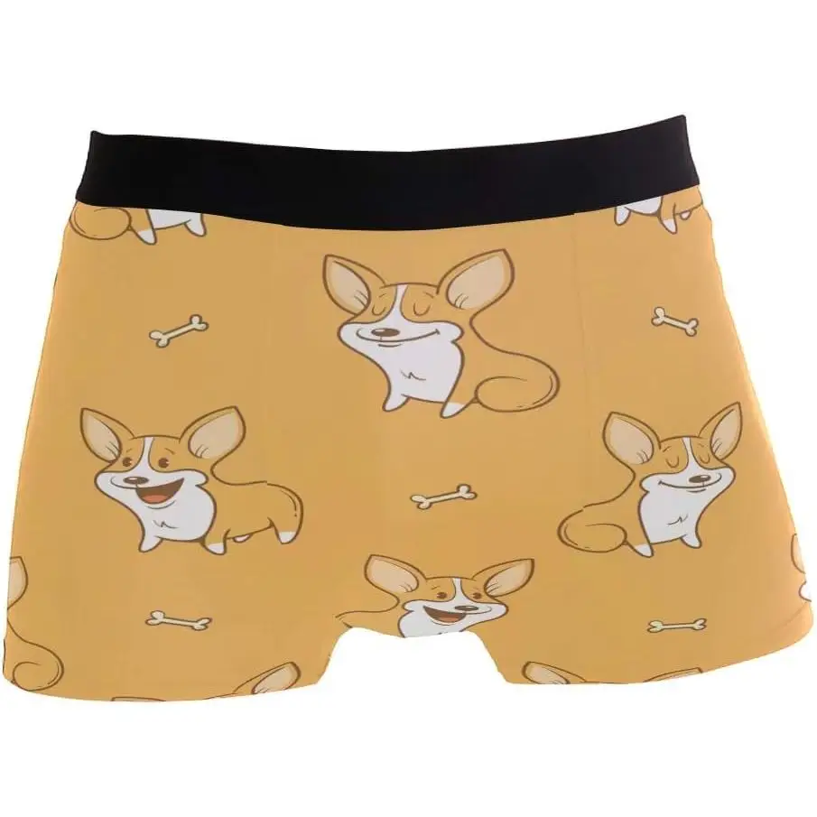 

Мужские трусы-боксеры Cogi Dog, нижнее белье, дышащие эластичные трусы-боксеры с мешочком, нижнее белье S-XXL с влагоотводящей тканью