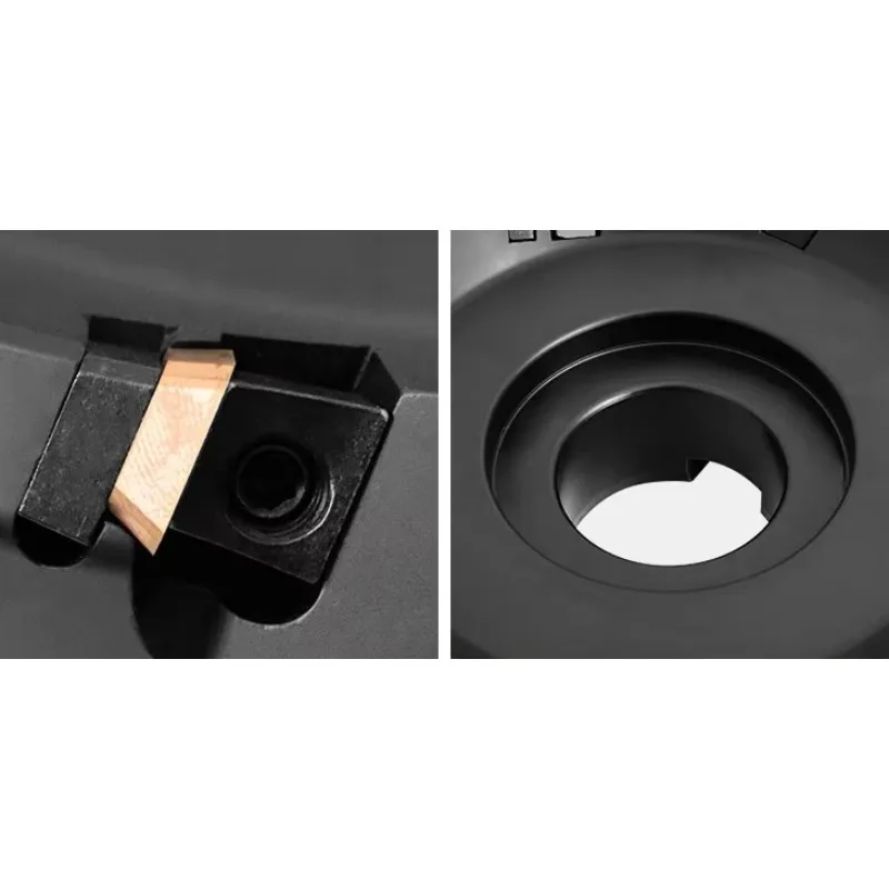 BT50 CNC العملاقة المزدوج الرأس قاطعة المطحنة رئيس 45 درجة 1504 الفولاذ المقاوم للصدأ إدراج