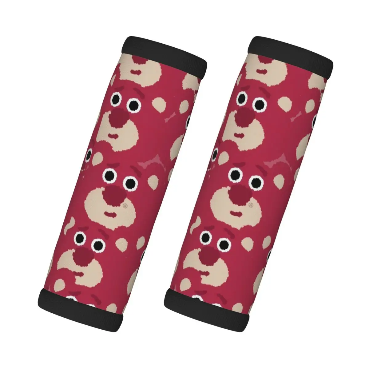 

Custom Lotso Anime 2 Pcs Luggage Handle Wrap Soft Grip Handle Cover Comfortable Neoprene Suitcase Identifier Travel