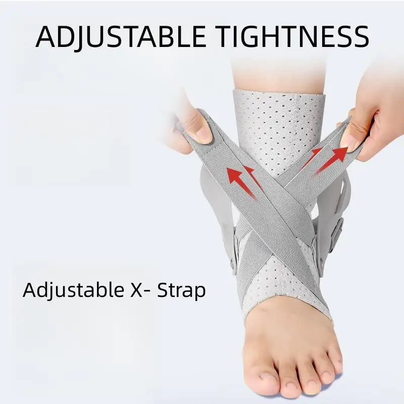 1PC Breathable Ankle Brace Stabilizer Sprained Ankle Support for Achilles Tendon Injury Recovery Running Basketball Football