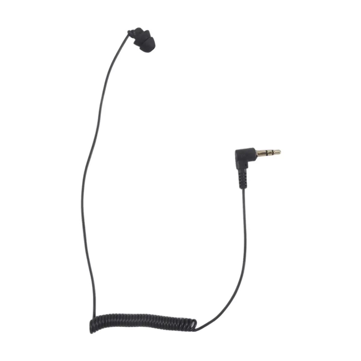 Improved3.5mm Spring Earphones Single Side Headphones Earbuds Wired Headset for Mobile Phone MP3 Computer