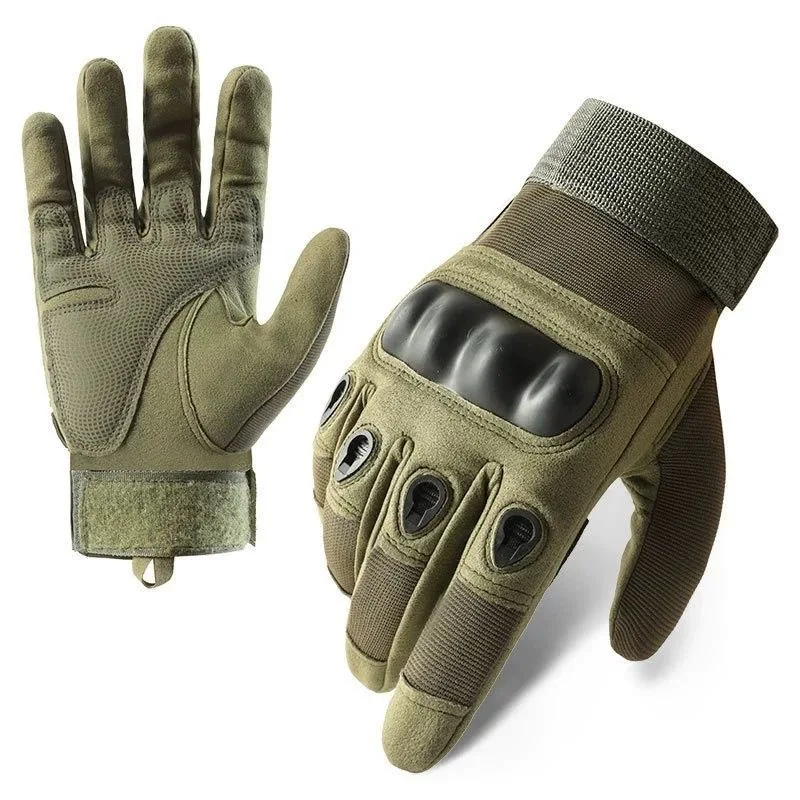 Tactical Gloves Outdoor Cycling Fitness Climbing Anti-slip Wear-resistant Full Finger Military Fan Half Finger Sports Training