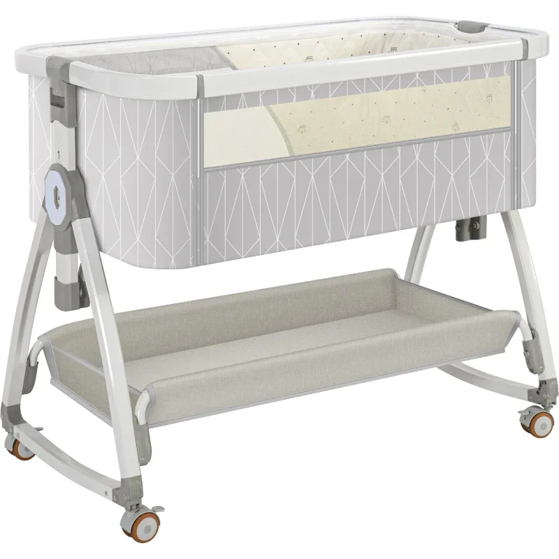 Newborn Crib Removable Crib Portable Cradle Bed Foldable Multi-function Bed