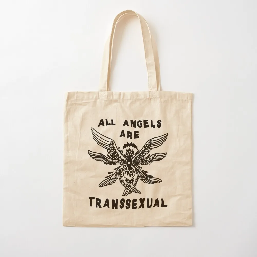 

All angels are trans Tote Bag Women bags bag luxury women Canvas Tote Bag