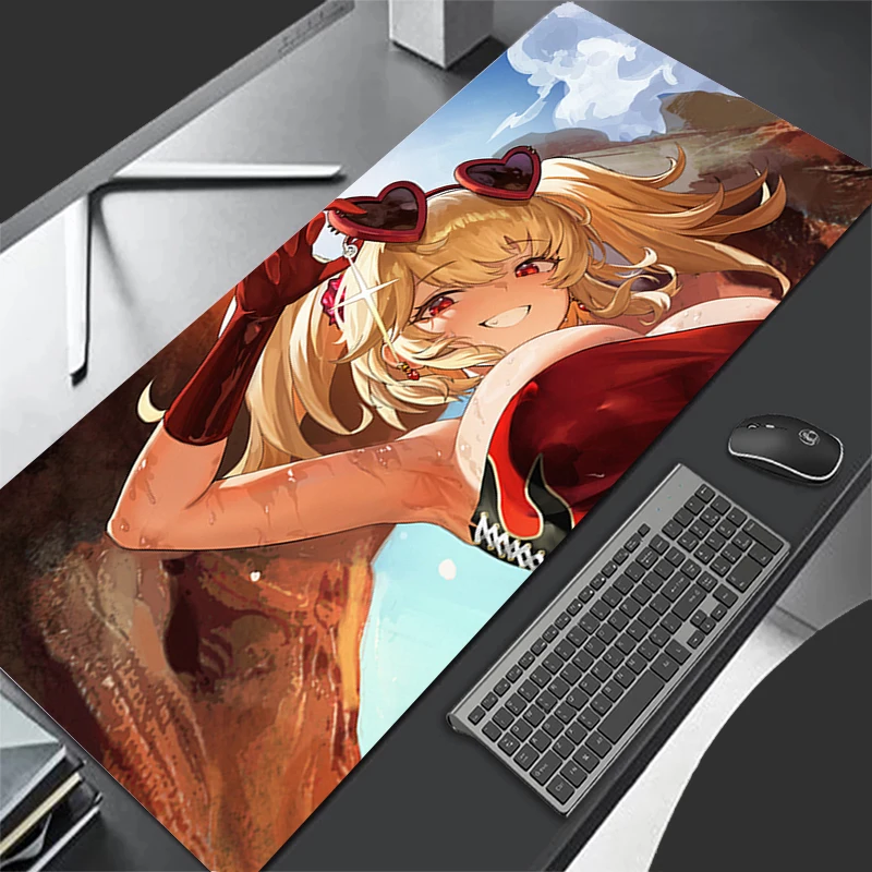 

Mousepad Zenless Zone Zero Burnice White Pattern Mouse Pad Desk Mat Computer Gaming Keyboard Pad Rubber Mat Non Slip Mouse Mat