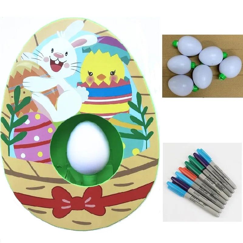 Bola de grafiti de Navidad, árbol mágico DIY, bola pintada a mano, huevos de colores, regalos para niños, decoraciones pintadas eléctricas