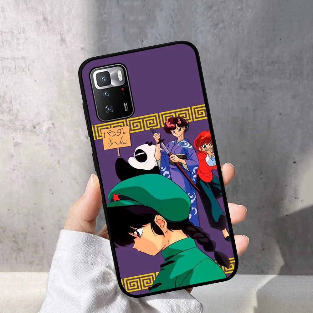 Cartoon Ranma 1 2 Phone Case For Redmi Note 4 X 5 A 6 7 8 T 9 9S 10 11 11S 11Epro Poco M3 pro