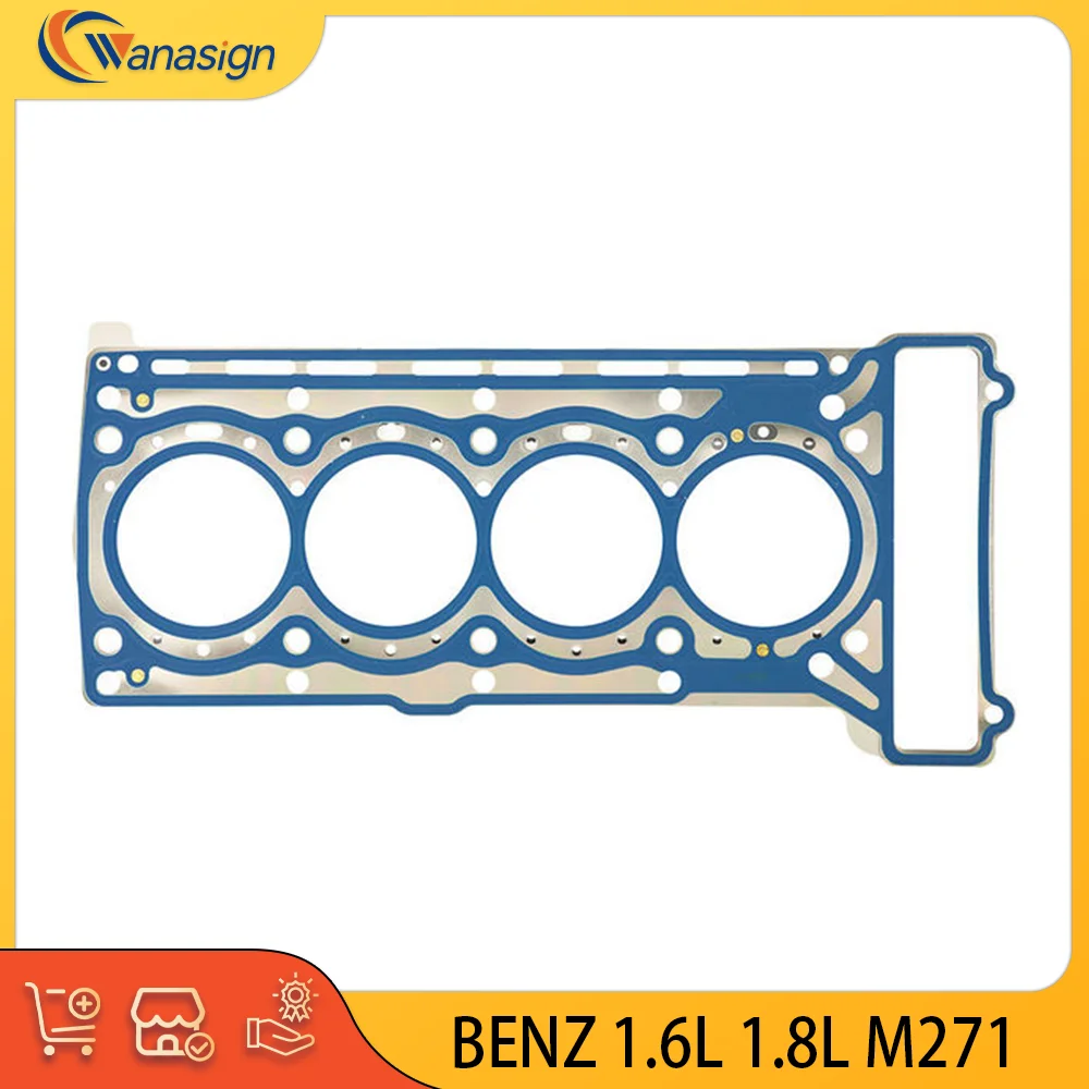 

AUTO ENGINE PARTS Cylinder head gasket Fit For MERCEDES-BENZ C CLC CLK E SLK SPRINTER 1.6L 1.8L L4 GAS 1.6 1.8 L T M271 02-24