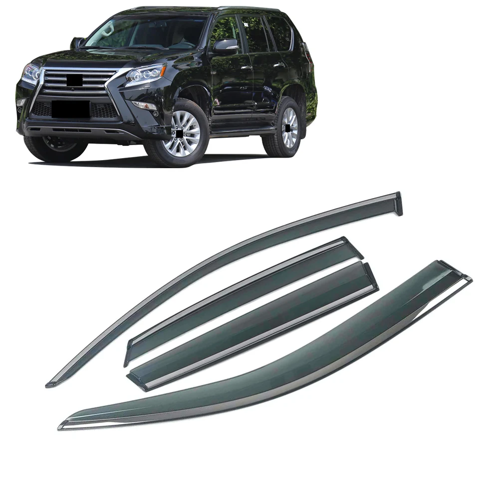 

Для LEXUS GX470 GX460 2001-2019 окна автомобиля козырек от солнца и дождя козырек щит укрытие защитная крышка накладка наклейка внешние аксессуары