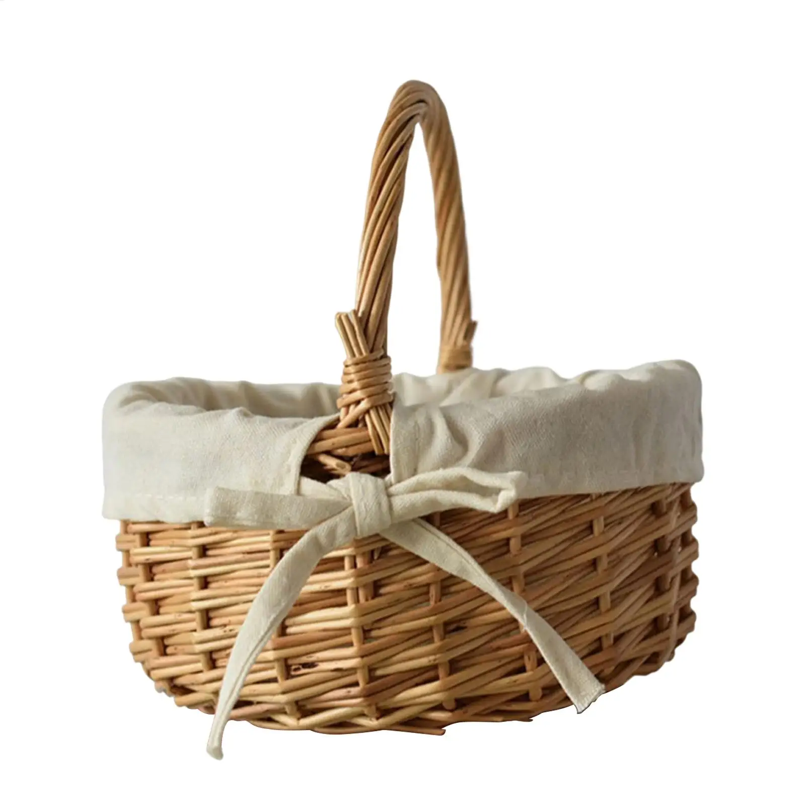 Woven Basket With H…