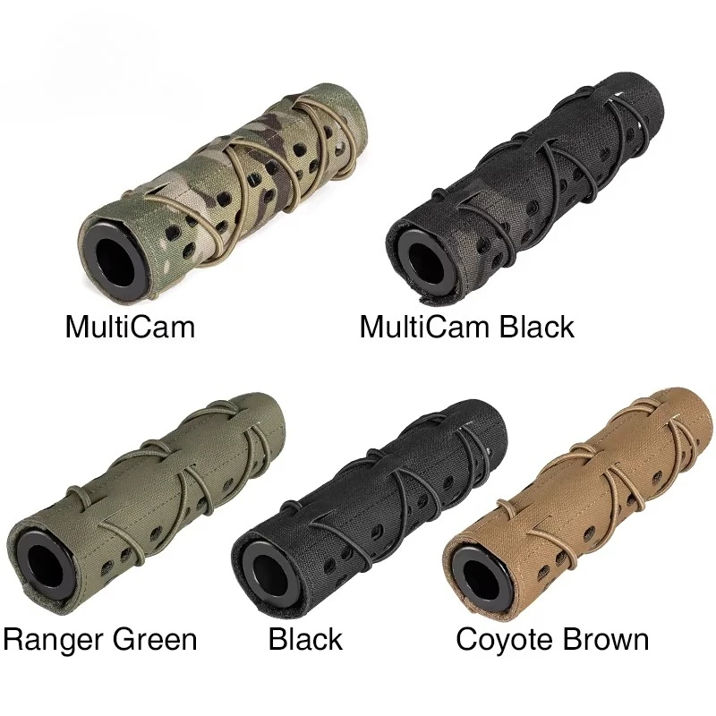 

Tactical Protective Cover Scratch-resistant Camouflage Fabric Cover for Suppressors 18CM Matte CP Fabric Hunting