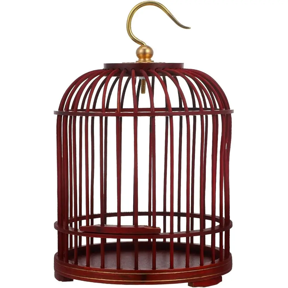 

Прочная деревянная клетка для хомяков для улицы, просторная, с замком, подвесная, безопасная и надежная