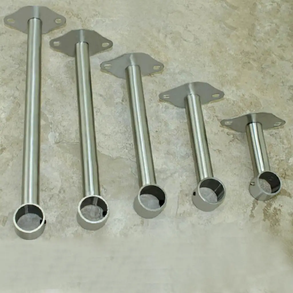 Heavy Duty Stainless Steel Closet Lever Support Rod Mounting Bracket Wardrobe Pipe Holder for Home Cabinet Projects