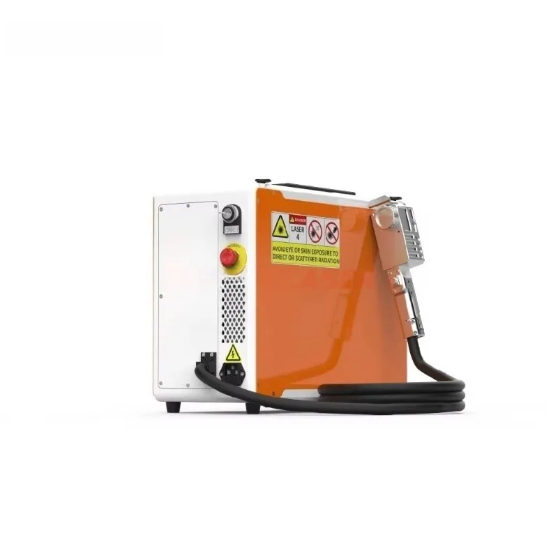 50w 100w 200w Backpack Pulse     Cleaning Machine  for Rust Paint Oil     Metal Mill Scale off Steel Oxide Coating