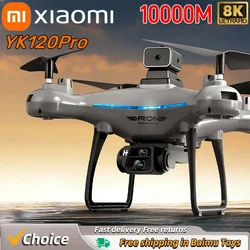 Xiaomi-Drone KY102 RC 8K Professionnel avec Caméra pour Touristes, Quadricoptère à 360 °, Évitement d'Obstacles, Flux Optique Aérien