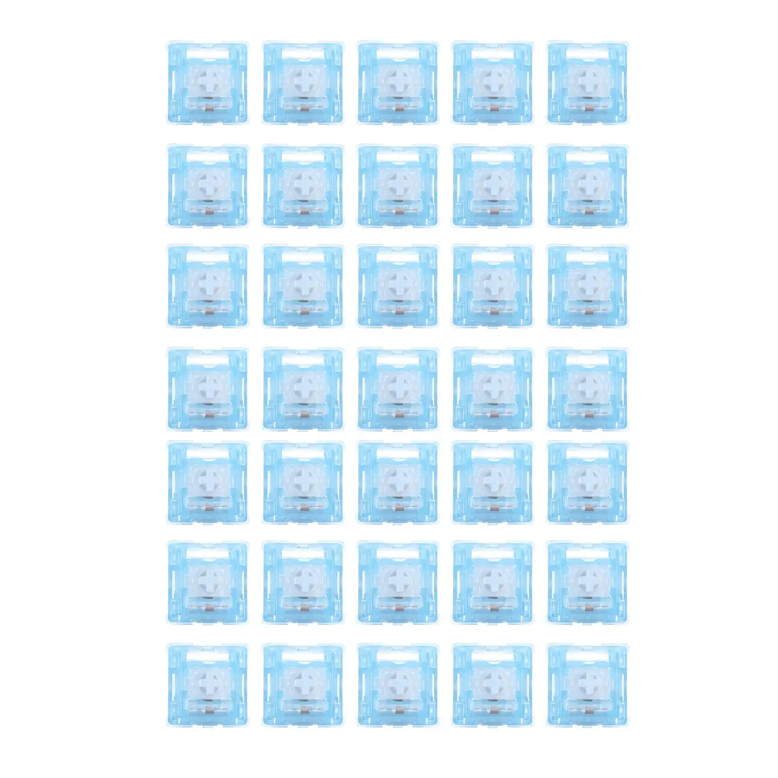 35Pcs Kiiboom Sapphire Schakelaars 54G 5Pins Lineaire Mechanische Schakelaars Voor Hot Swappable Mechanische Toetsenbord