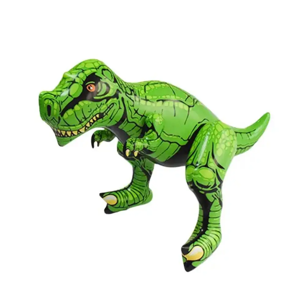 Juguetes inflables de dinosaurio de PVC Triceratops Stegosaurus, globo temático de dinosaurio de dibujos animados, tiranosaurio engrosado