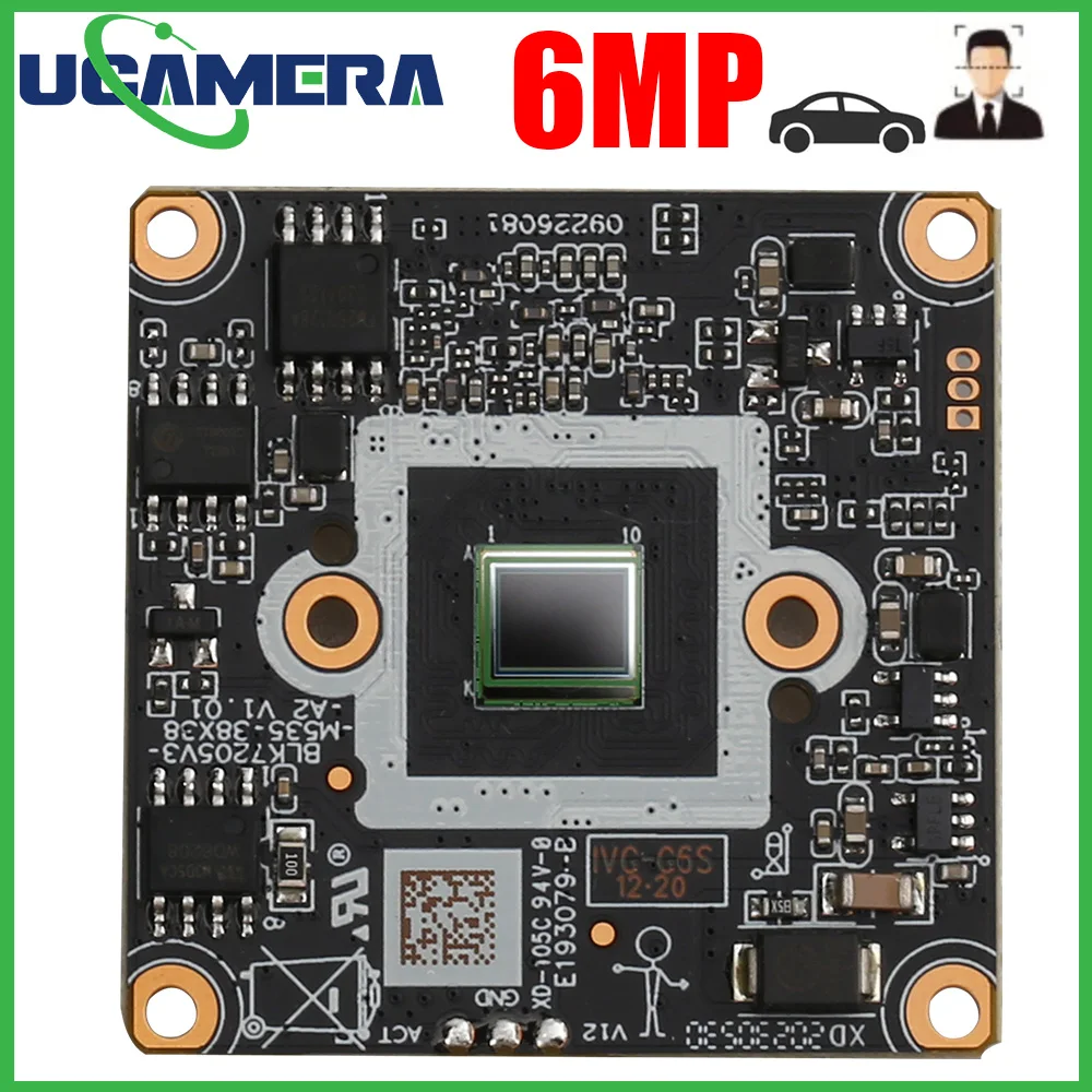 Xm  6MP Digital Camera Board IMX335 GOKE7205 V300 CCTV Camera 6MP 3072*2048 Face Car Detection Xmeye Pro Security Protection