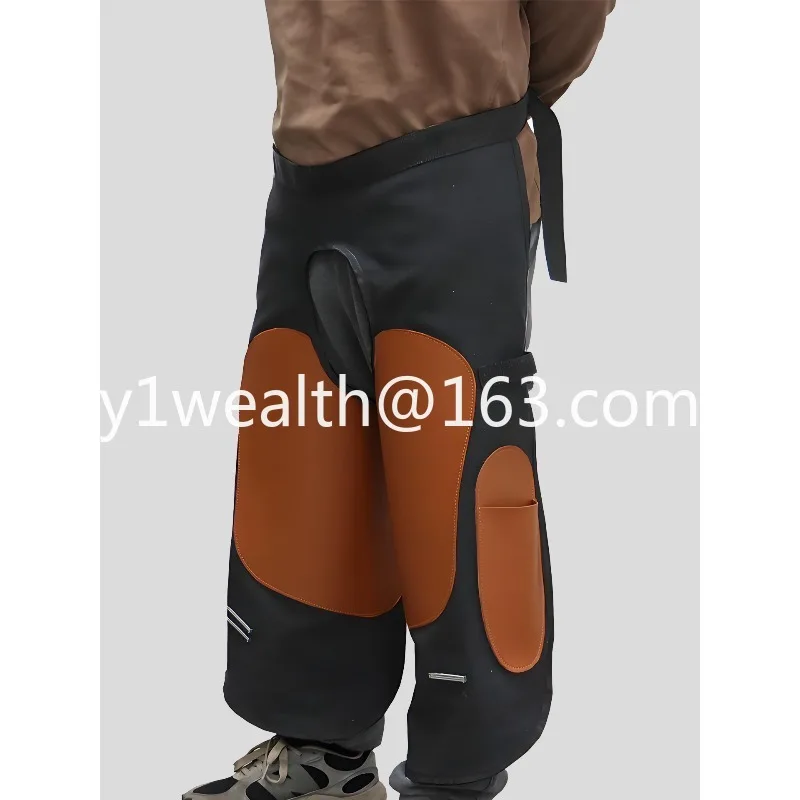 Hoof trimming apron nail hoof leather skirt leather pants  technology bib stable supplies  cleaning special thickening 2026 new