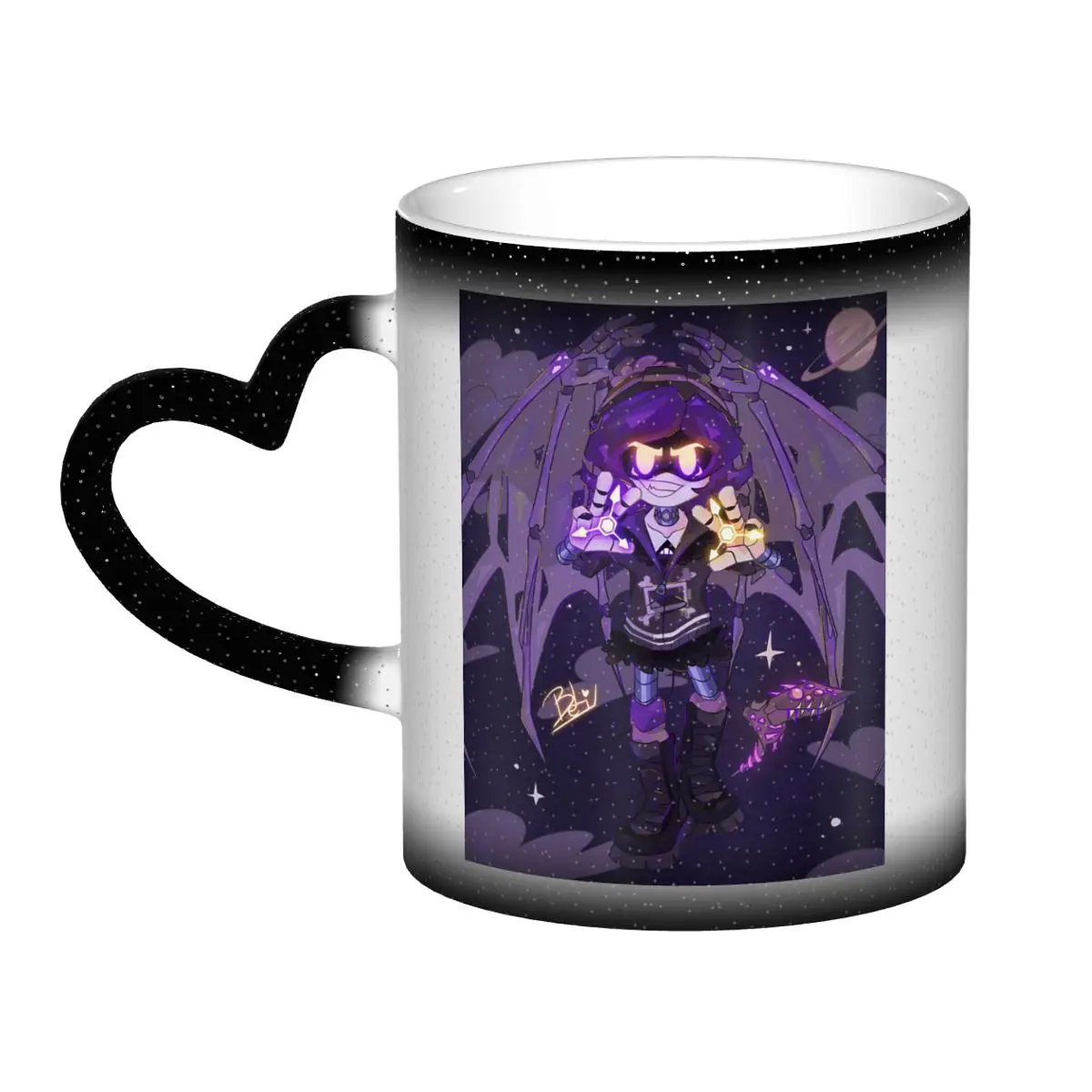 Murder Drones Uzi Collage  Mug Funny Ceramic Coffee Cups Tea Mugs Milk Cup Drinkware Gift for Woman Man