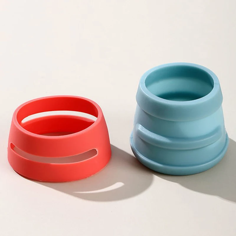 4 pezzi universale in silicone per mobili gambe copertura di protezione coprigambe per sedia antiscivolo cuscinetti protettivi per pavimenti rotondi sgabello coprigambe per tavolo