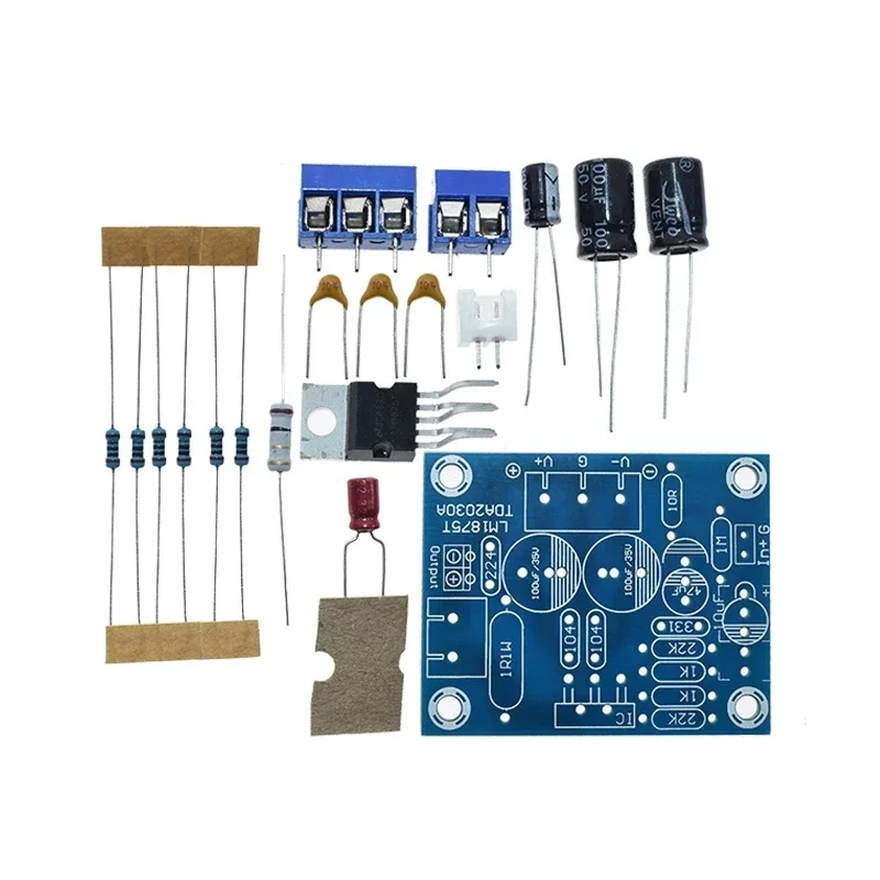 

Speaker Power Amplifier LM1875T Mono Boom Level Power 30W Amplifier Board PCB Production DIY Kit LM1875