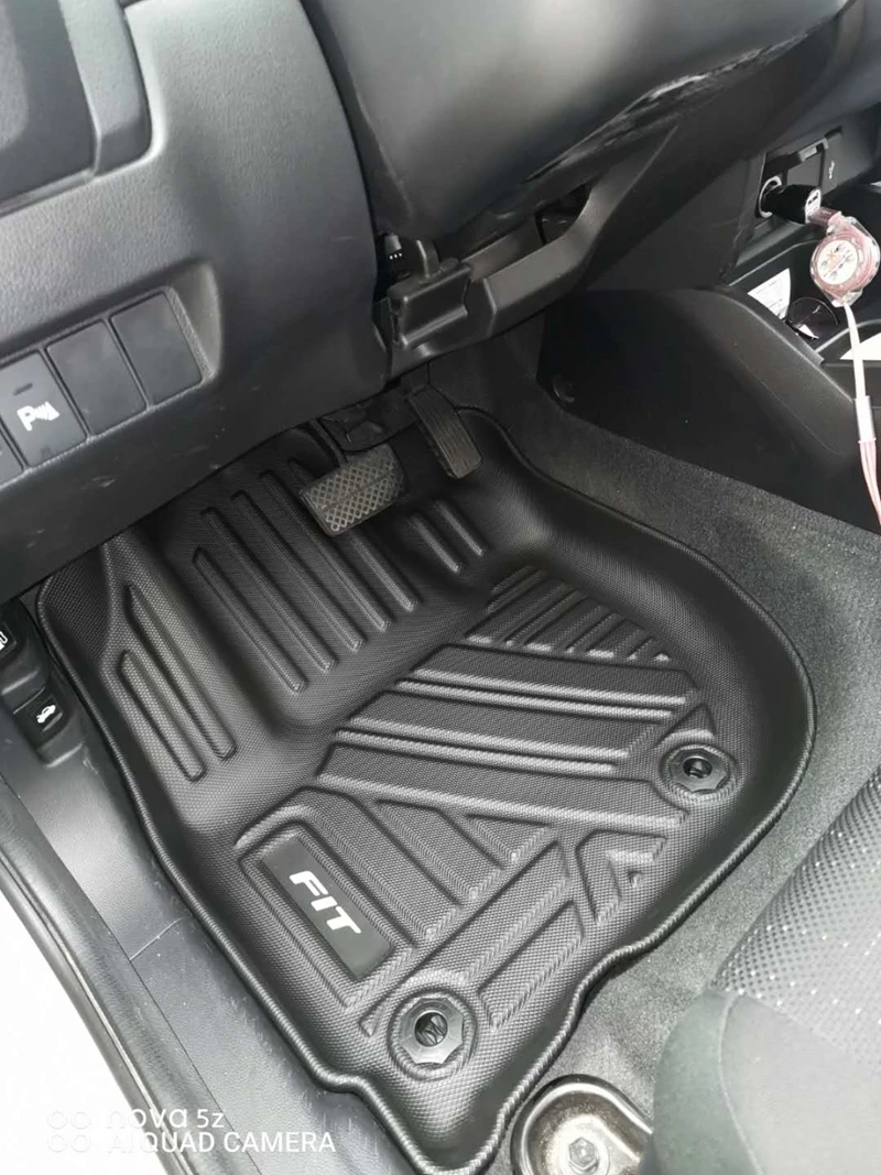 Use for Honda GK5 FIT car carpet Honda FIT car floor mat FIT trunk mat Set Trim to Fit For Honda FIT JAZZ waterproof floor mat