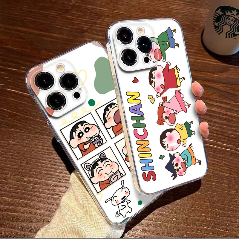 Мягкая фотовспышка B6 Crayon Shin Chan для Redmi 6 6A 7 7A 8 8A 9 9A 9C 9T 10A 10C S2 K40 Note 5 Pro 9S 11