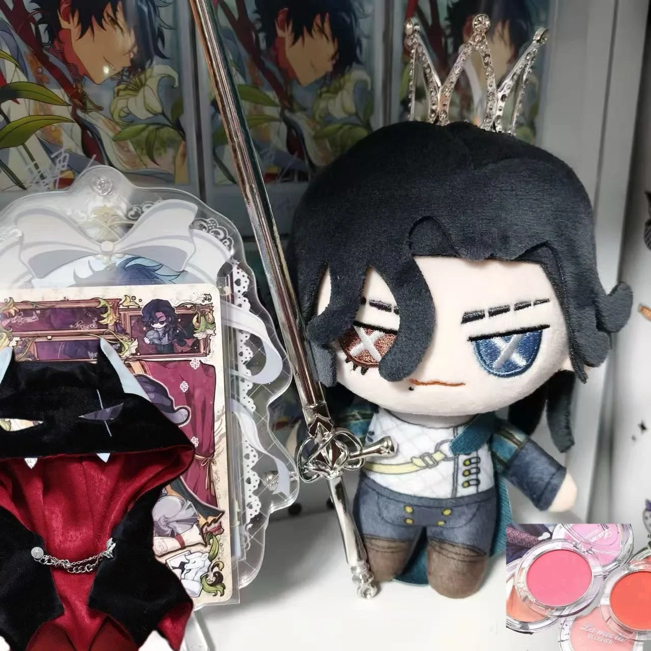Muñeco de peluche de 15 cm de Richard Sterling del anime japonés Identity Ⅴ, Dango, con ropa intercambiable, disfraz de cosplay, lindo regalo de Navidad