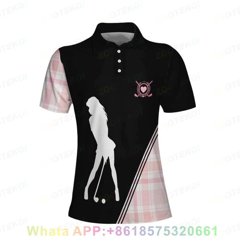 New Women's Golf Shirt Quick-drying Breathable Polo Shirts  Fashion Sports Short Sleeve Lapel Buttons Golf Badminton T-shirt